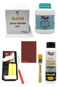 GLANCE - Rich Multi Surface Antik Beyaz 1750 Gr Dolap Boyama Fayans Boyama Mutfak Tezgahı Boyama Seti GLANCE - Rich Multi Surface Antik Beyaz 1750 Gr Dolap Boyama Fayans Boyama Mutfak Tezgahı Boyama Seti