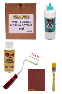 GLANCE - Rich Multi Surface Antik Beyaz 500 CC Mobilya Boyama Seti GLANCE - Rich Multi Surface Antik Beyaz 500 CC Mobilya Boyama Seti