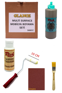 GLANCE - Rich Multi Surface Vizon 500 CC Mobilya Boyama Seti GLANCE - Rich Multi Surface Vizon 500 CC Mobilya Boyama Seti