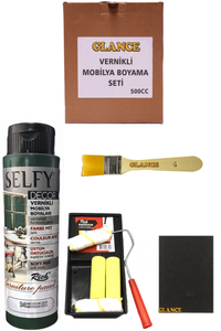 GLANCE - Rich Selfy Decor 500 CC Amserdam Green Kendinden Vernikli Mobilya Boyama Seti GLANCE - Rich Selfy Decor 500 CC Amserdam Green Kendinden Vernikli Mobilya Boyama Seti