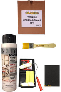 GLANCE - Rich Selfy Decor 500 CC Antik Beyaz Kendinden Vernikli Mobilya Boyama Seti GLANCE - Rich Selfy Decor 500 CC Antik Beyaz Kendinden Vernikli Mobilya Boyama Seti