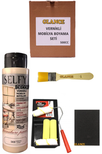 GLANCE - Rich Selfy Decor 500 CC Dantel Kendinden Vernikli Mobilya Boyama Seti