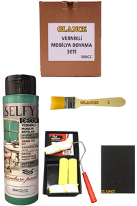 GLANCE - Rich Selfy Decor 500 CC Helen Kendinden Vernikli Mobilya Boyama Seti GLANCE - Rich Selfy Decor 500 CC Helen Kendinden Vernikli Mobilya Boyama Seti