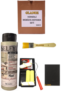 GLANCE - Rich Selfy Decor 500 CC Ilhamur Kendinden Vernikli Mobilya Boyama Seti GLANCE - Rich Selfy Decor 500 CC Ilhamur Kendinden Vernikli Mobilya Boyama Seti