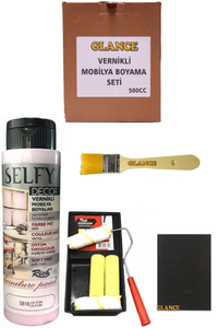 GLANCE - Rich Selfy Decor 500 CC Lilyum Kendinden Vernikli Mobilya Boyama Seti GLANCE - Rich Selfy Decor 500 CC Lilyum Kendinden Vernikli Mobilya Boyama Seti