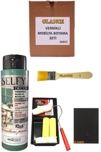 GLANCE - Rich Selfy Decor 500 CC Mikanos Kendinden Vernikli Mobilya Boyama Seti GLANCE - Rich Selfy Decor 500 CC Mikanos Kendinden Vernikli Mobilya Boyama Seti