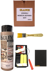 GLANCE - Rich Selfy Decor 500 CC Mocha Kendinden Vernikli Mobilya Boyama Seti GLANCE - Rich Selfy Decor 500 CC Mocha Kendinden Vernikli Mobilya Boyama Seti