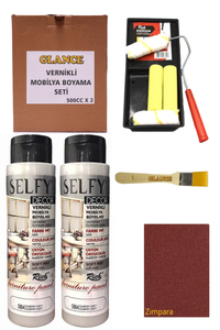 GLANCE - Rich Selfy Decor 500 CC X 2 Country Gri Kendinden Vernikli Mobilya Boyama Seti GLANCE - Rich Selfy Decor 500 CC X 2 Country Gri Kendinden Vernikli Mobilya Boyama Seti