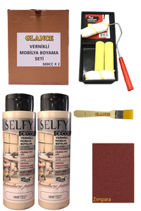 GLANCE - Rich Selfy Decor 500 CC X 2 Dantel Kendinden Vernikli Mobilya Boyama Seti GLANCE - Rich Selfy Decor 500 CC X 2 Dantel Kendinden Vernikli Mobilya Boyama Seti