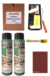 GLANCE - Rich Selfy Decor 500 CC X 2 Helen Kendinden Vernikli Mobilya Boyama Seti GLANCE - Rich Selfy Decor 500 CC X 2 Helen Kendinden Vernikli Mobilya Boyama Seti