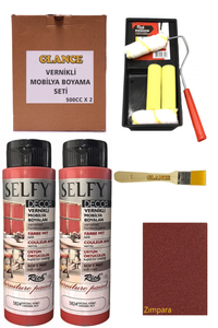 GLANCE - Rich Selfy Decor 500 CC X 2 Kardinal Kırmızı Kendinden Vernikli Mobilya Boyama Seti GLANCE - Rich Selfy Decor 500 CC X 2 Kardinal Kırmızı Kendinden Vernikli Mobilya Boyama Seti