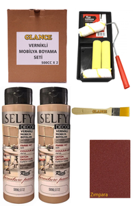 GLANCE - Rich Selfy Decor 500 CC X 2 Latte Kendinden Vernikli Mobilya Boyama Seti GLANCE - Rich Selfy Decor 500 CC X 2 Latte Kendinden Vernikli Mobilya Boyama Seti