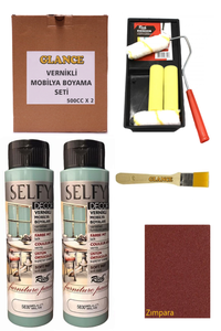 GLANCE - Rich Selfy Decor 500 CC X 2 Milano Kendinden Vernikli Mobilya Boyama Seti GLANCE - Rich Selfy Decor 500 CC X 2 Milano Kendinden Vernikli Mobilya Boyama Seti