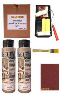 GLANCE - Rich Selfy Decor 500 CC X 2 Mocha Kendinden Vernikli Mobilya Boyama Seti GLANCE - Rich Selfy Decor 500 CC X 2 Mocha Kendinden Vernikli Mobilya Boyama Seti