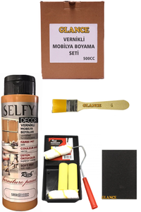 GLANCE - Rich Selfy Decor 500 CC Zeugma Kendinden Vernikli Mobilya Boyama Seti GLANCE - Rich Selfy Decor 500 CC Zeugma Kendinden Vernikli Mobilya Boyama Seti