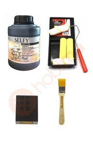 GLANCE - Rich Selfy Decor Kendinden Vernikli Boya 1250cc Siyah Genel Amaçlı Boyama Seti GLANCE - Rich Selfy Decor Kendinden Vernikli Boya 1250cc Siyah Genel Amaçlı Boyama Seti