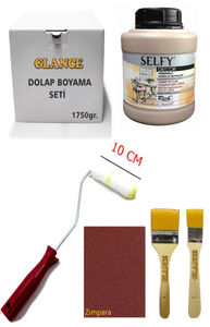 GLANCE - Rich Selfy Decor Latte Kendinden Vernikli Boya 1750 GR Rulo Zımpara Fırça Mobilya Dolap Boyama Seti GLANCE - Rich Selfy Decor Latte Kendinden Vernikli Boya 1750 GR Rulo Zımpara Fırça Mobilya Dolap Boyama Seti