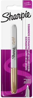 Sharpie Marker Kalem Metalik Altın Tekli Blister - 1