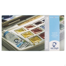 Van Gogh Suluboya Tablet Set 24lü (Plastik Kutu) - Thumbnail
