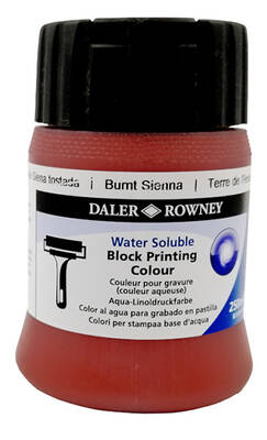 Daler Rowney Linol Baskı Boyası 250 Ml - Burnt Sienna - 1