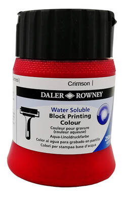 Daler Rowney Su Bazlı Linol Baskı Boyası 250 Ml Crimson - 1