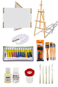 GLANCE - YAĞLI BOYA ŞÖVALE BAŞLANGIÇ SETİ GLANCE - YAĞLI BOYA ŞÖVALE BAŞLANGIÇ SETİ